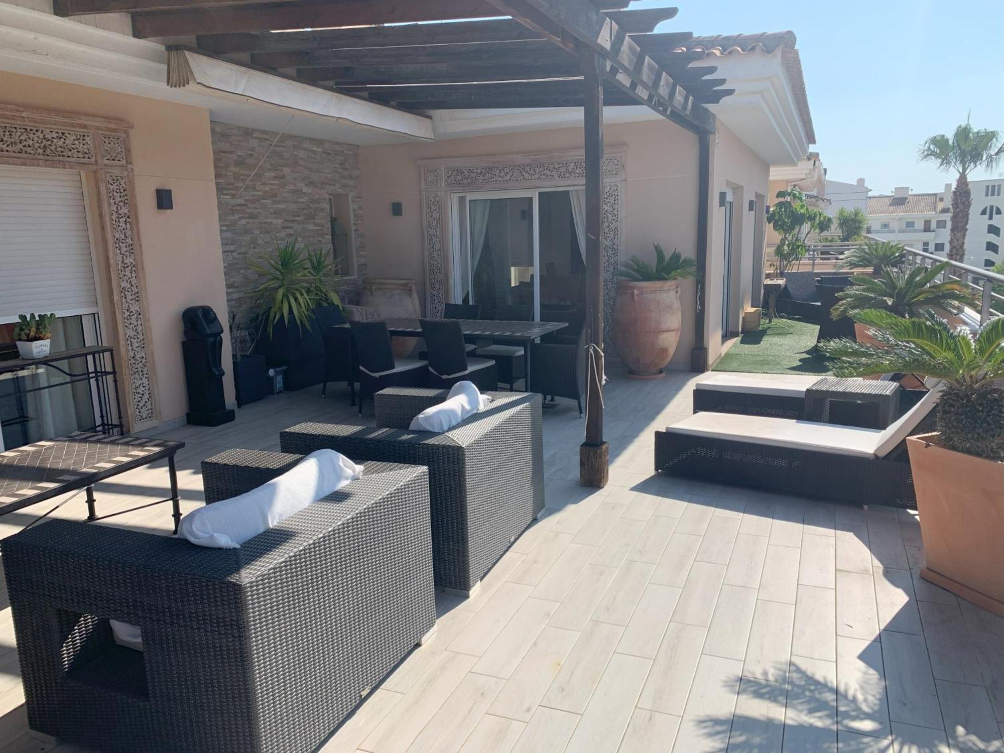 Penthouse - Residence La Mina - Albir Avec Wifi Gratuit El Albir Eksteriør billede